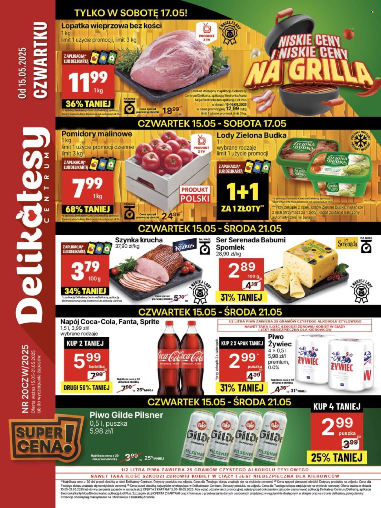 Gazetka Delikatesy Centrum - 15.05.2025 - 21.05.2025. Strona 1