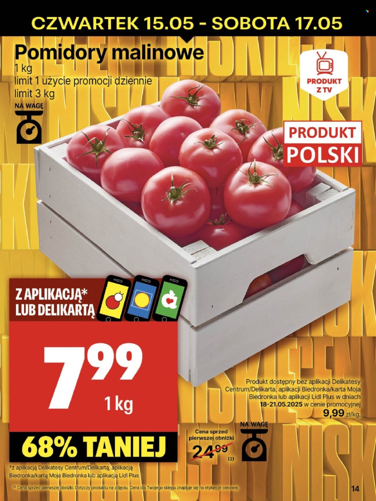 Gazetka Delikatesy Centrum - 15.05.2025 - 21.05.2025. Strona 14