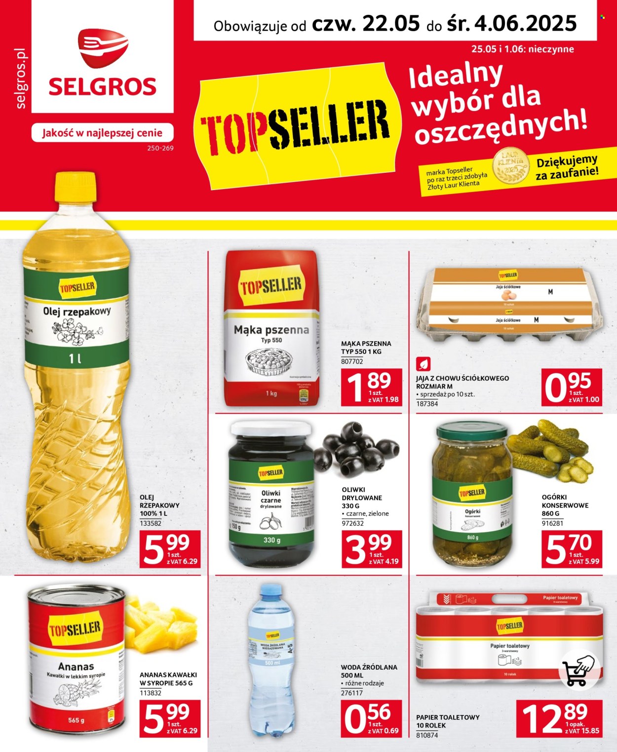 Gazetka Selgros - 22.05.2025 - 4.06.2025. Strona 1