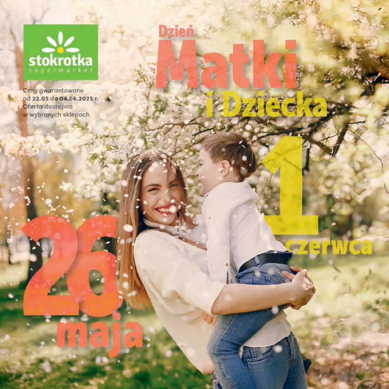 Gazetka Stokrotka Supermarket - 22.05.2025 - 4.06.2025. Strona 1