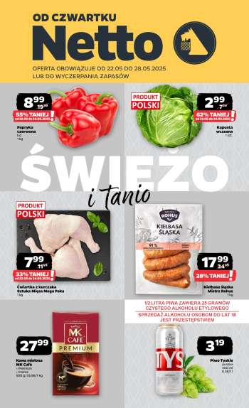 Gazetka Netto - 22.05.2025 - 28.05.2025.