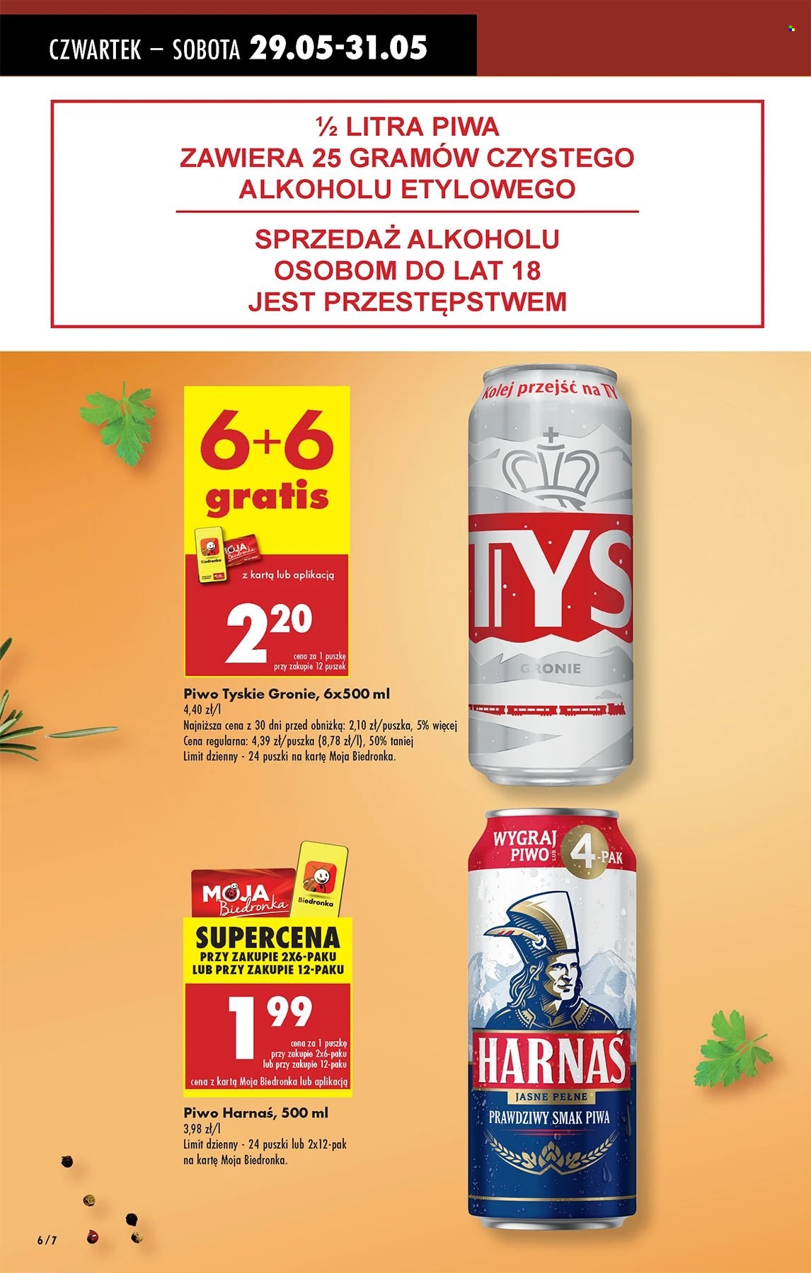 Gazetka Biedronka - 29.05.2025 - 4.06.2025. Strona 6