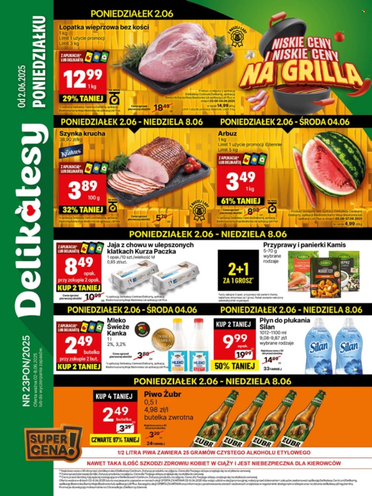 Gazetka Delikatesy Centrum - 2.06.2025 - 8.06.2025. Strona 1