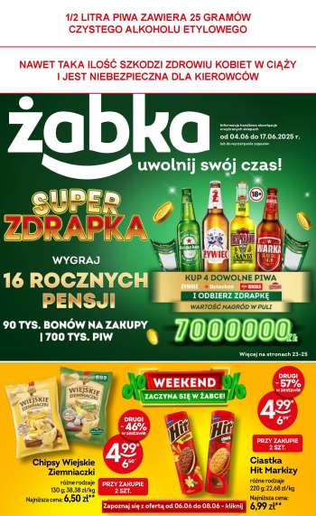 Gazetka Żabka - 4.06.2025 - 17.06.2025.