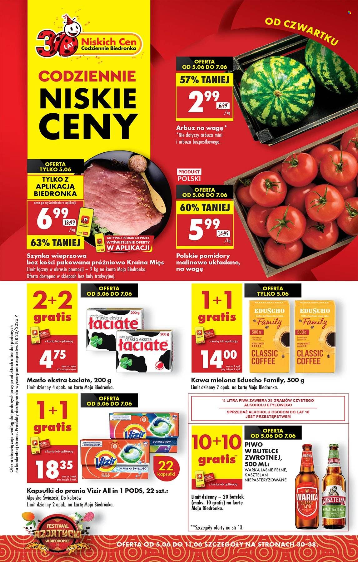 Gazetka Biedronka - 5.06.2025 - 11.06.2025. Strona 1