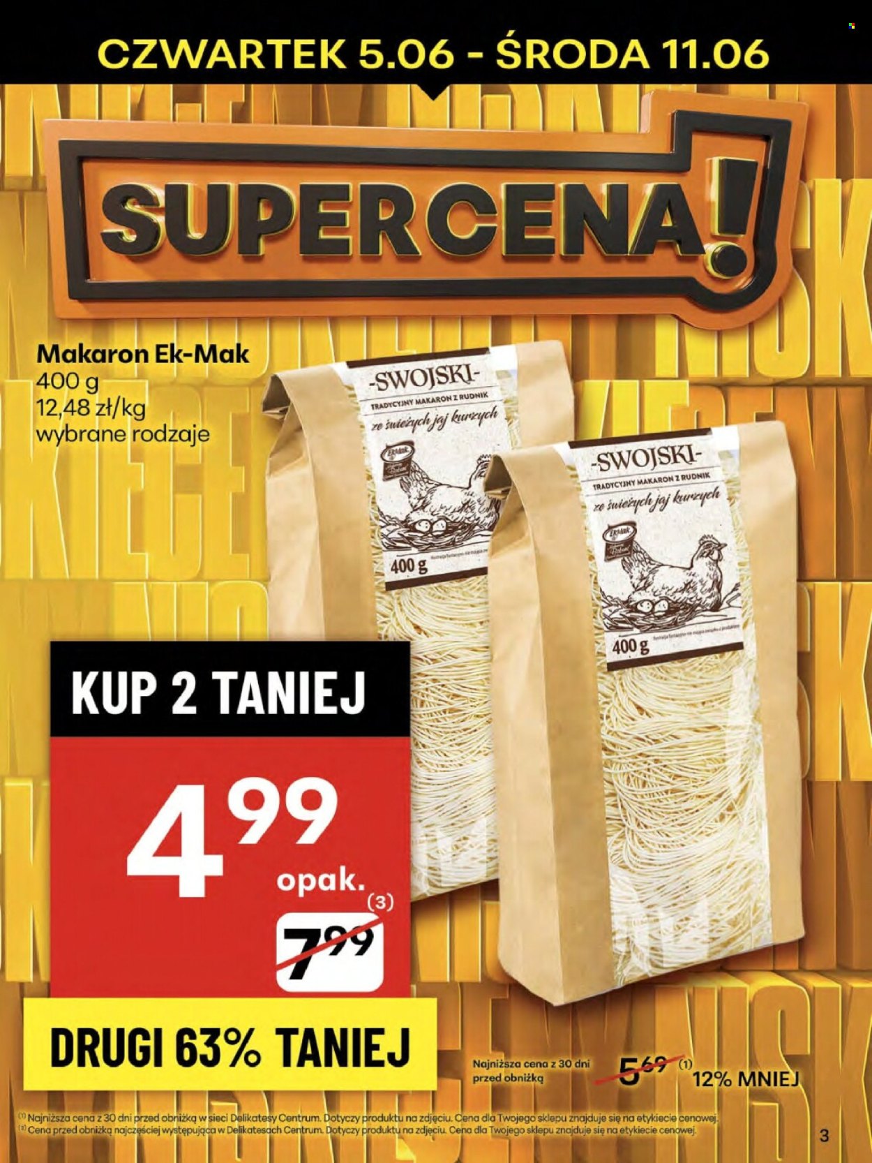 Gazetka Delikatesy Centrum - 5.06.2025 - 11.06.2025. Strona 3