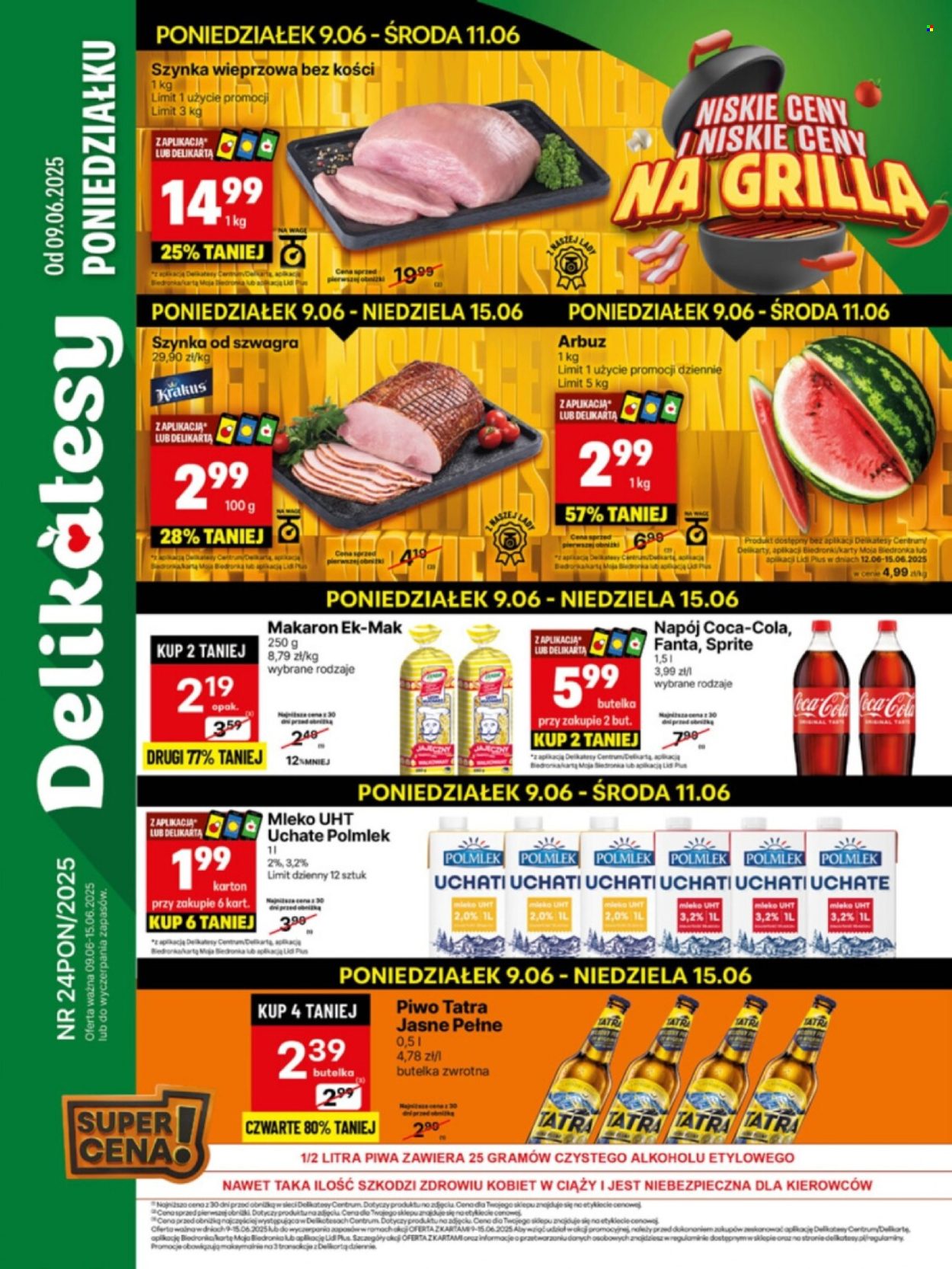 Gazetka Delikatesy Centrum - 9.06.2025 - 15.06.2025. Strona 1