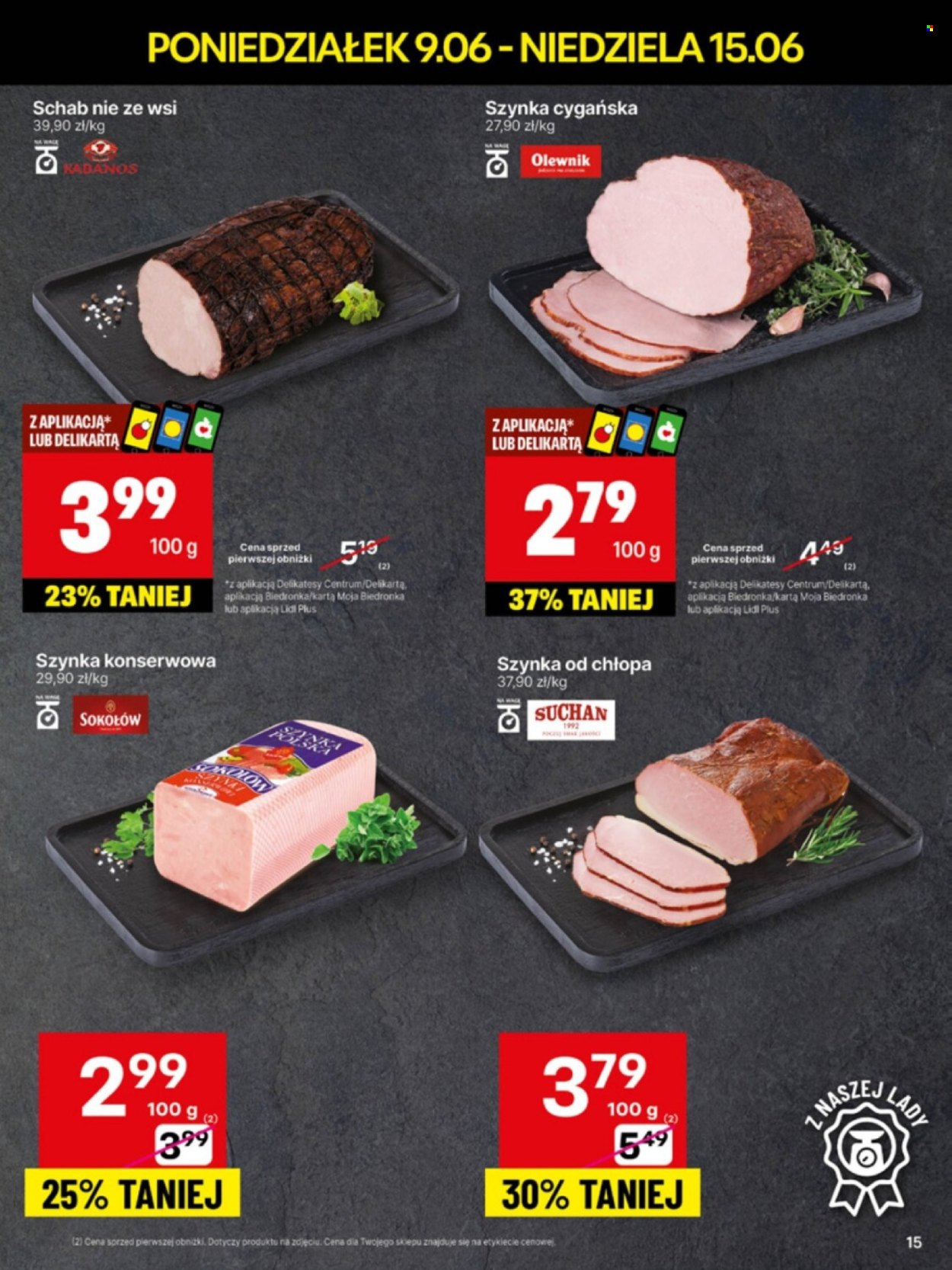 Gazetka Delikatesy Centrum - 9.06.2025 - 15.06.2025. Strona 15