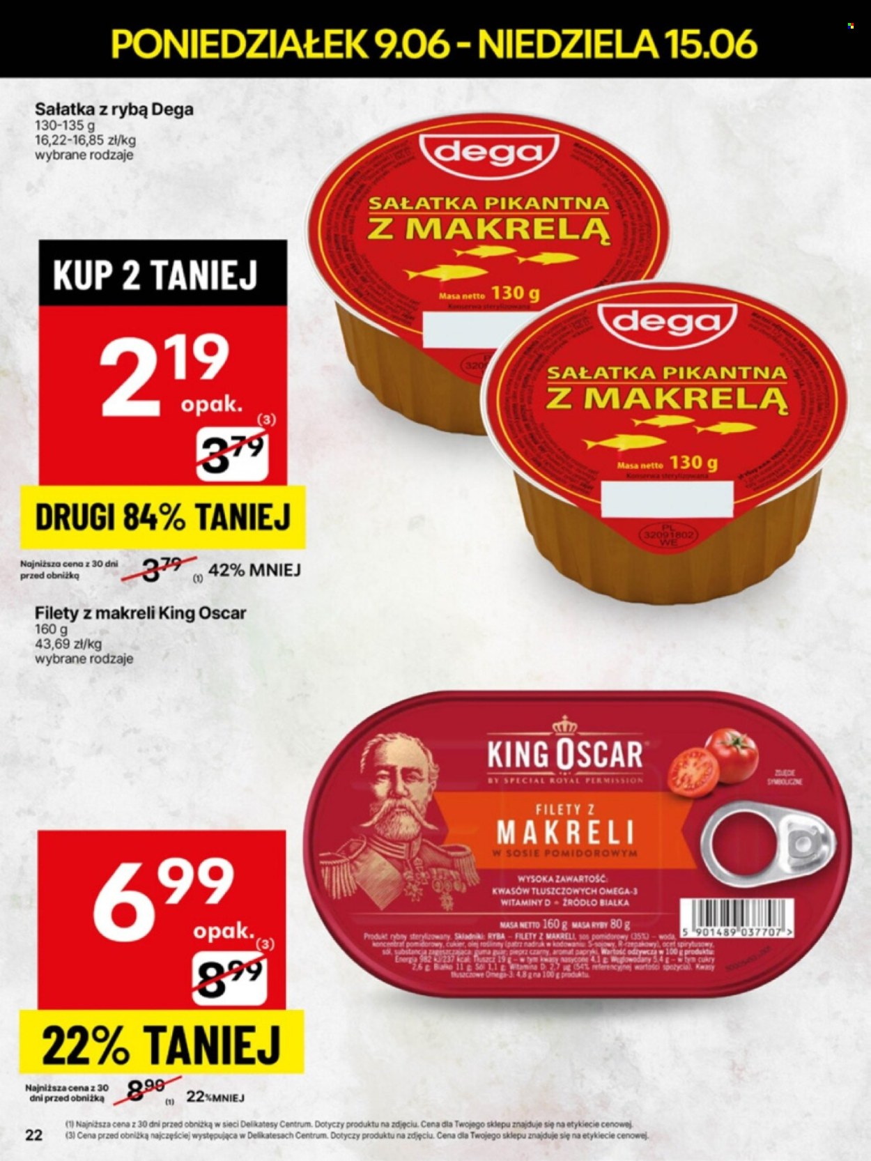 Gazetka Delikatesy Centrum - 9.06.2025 - 15.06.2025. Strona 22