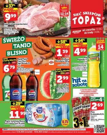 Gazetka Topaz - 12.06.2025 - 18.06.2025.