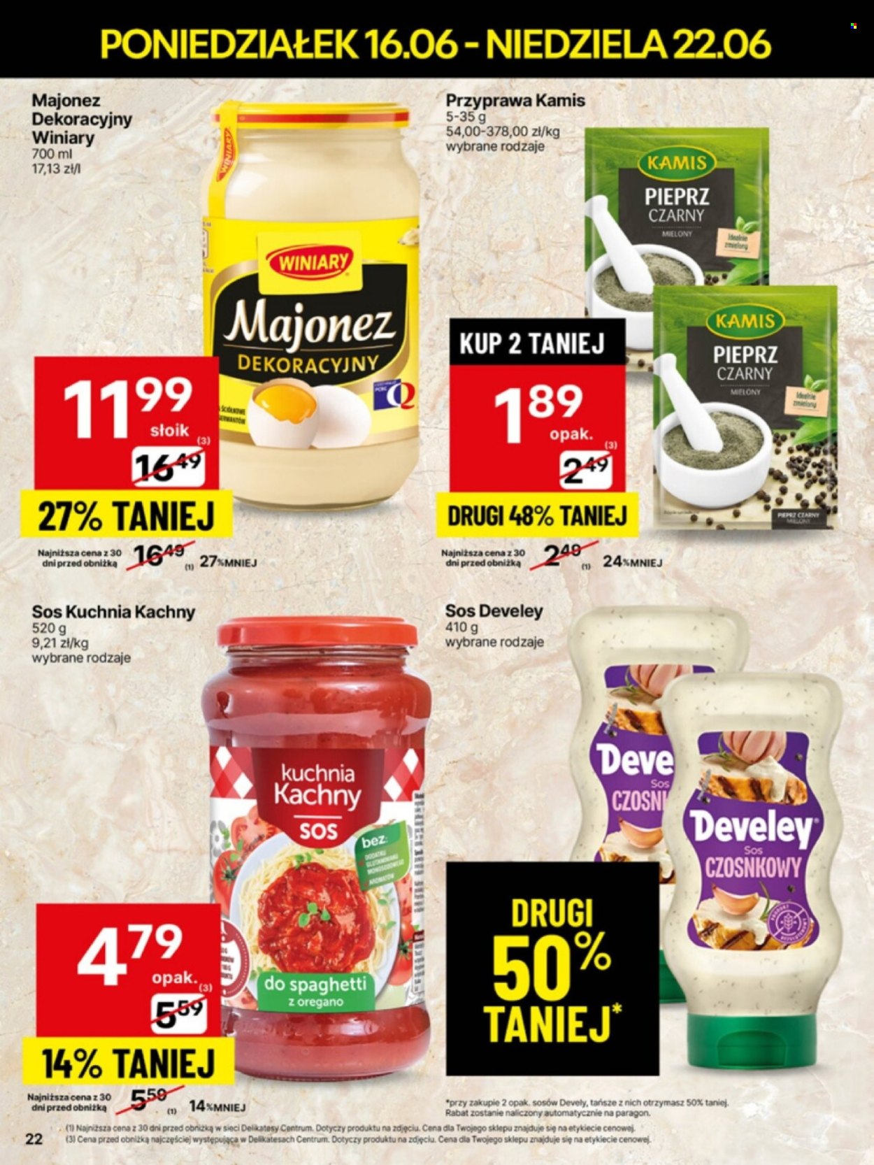 Gazetka Delikatesy Centrum - 16.06.2025 - 22.06.2025. Strona 22