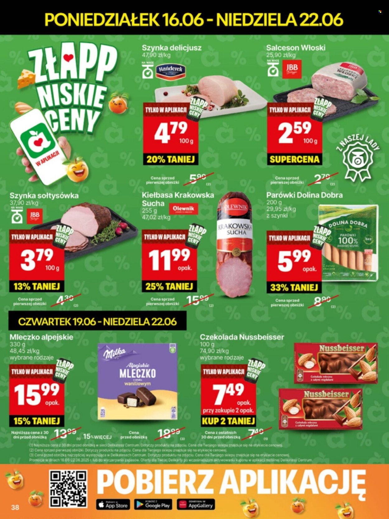 Gazetka Delikatesy Centrum - 16.06.2025 - 22.06.2025. Strona 38