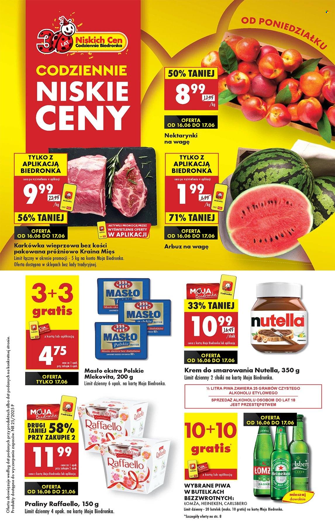 Gazetka Biedronka - 16.06.2025 - 21.06.2025. Strona 1