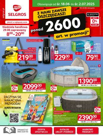 Gazetka Selgros - 18.06.2025 - 2.07.2025.