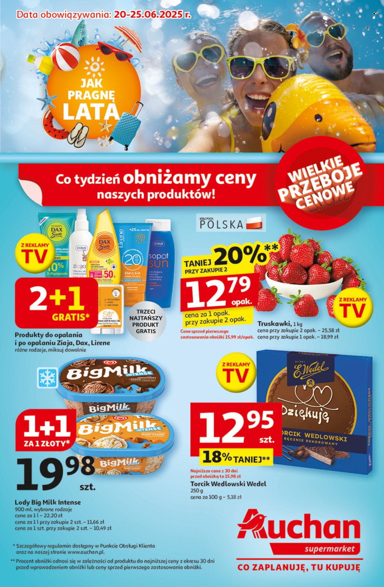 Gazetka Auchan - 20.06.2025 - 25.06.2025. Strona 1