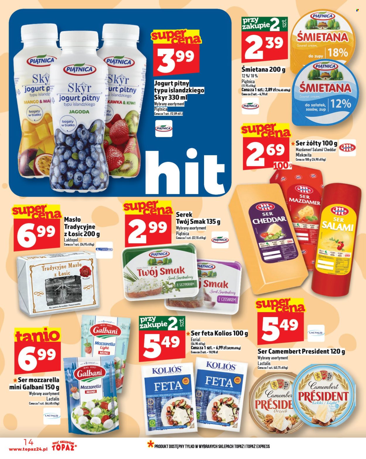 Gazetka Topaz - 20.06.2025 - 25.06.2025. Strona 14
