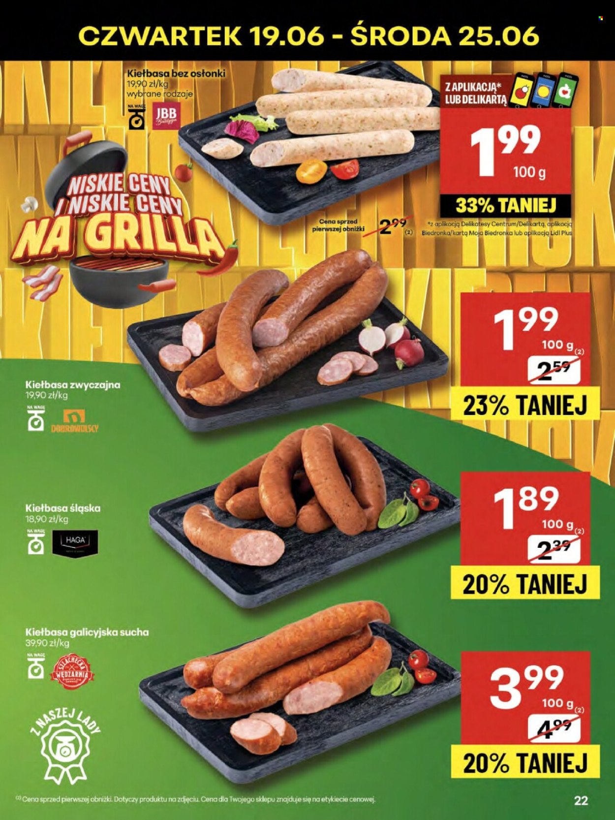 Gazetka Delikatesy Centrum - 19.06.2025 - 25.06.2025. Strona 22