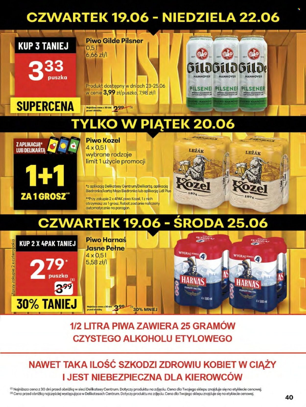Gazetka Delikatesy Centrum - 19.06.2025 - 25.06.2025. Strona 40