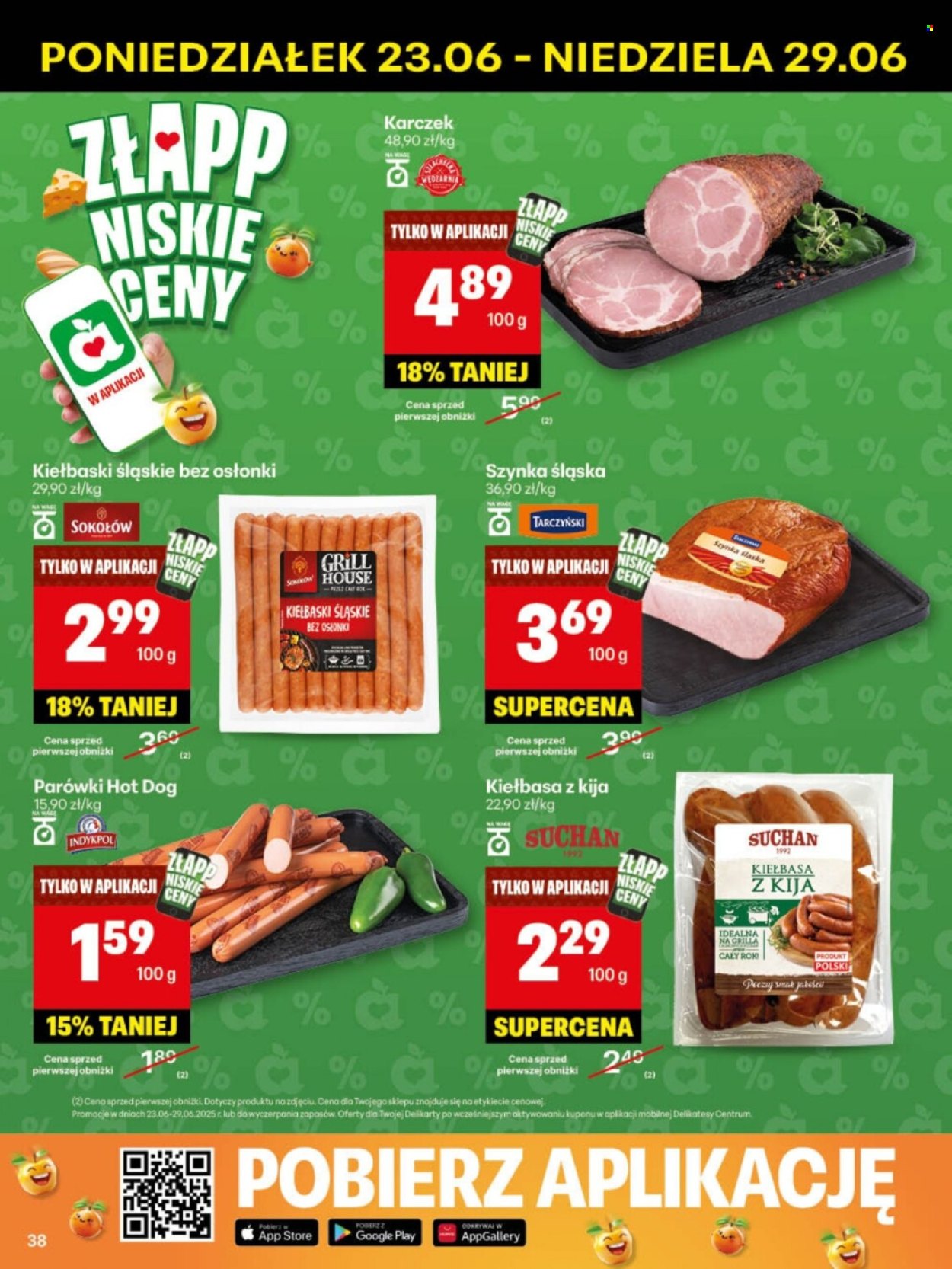 Gazetka Delikatesy Centrum - 23.06.2025 - 29.06.2025. Strona 38