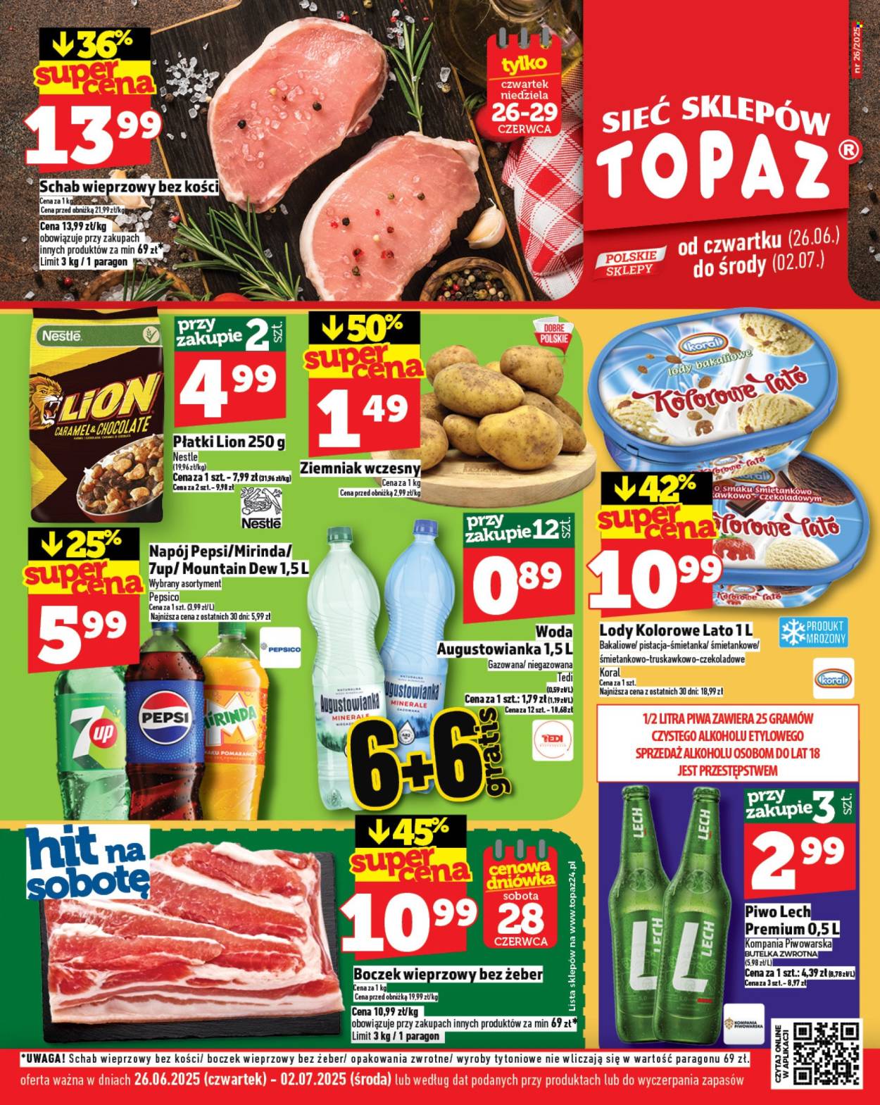 Gazetka Topaz - 26.06.2025 - 2.07.2025. Strona 1