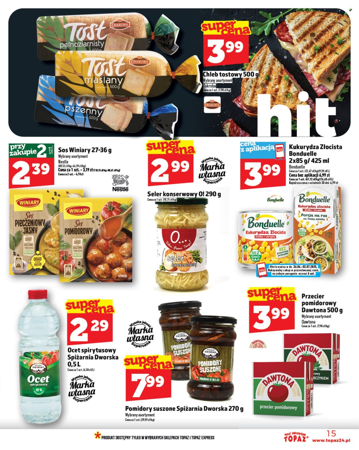 Gazetka Topaz - 26.06.2025 - 2.07.2025. Strona 15
