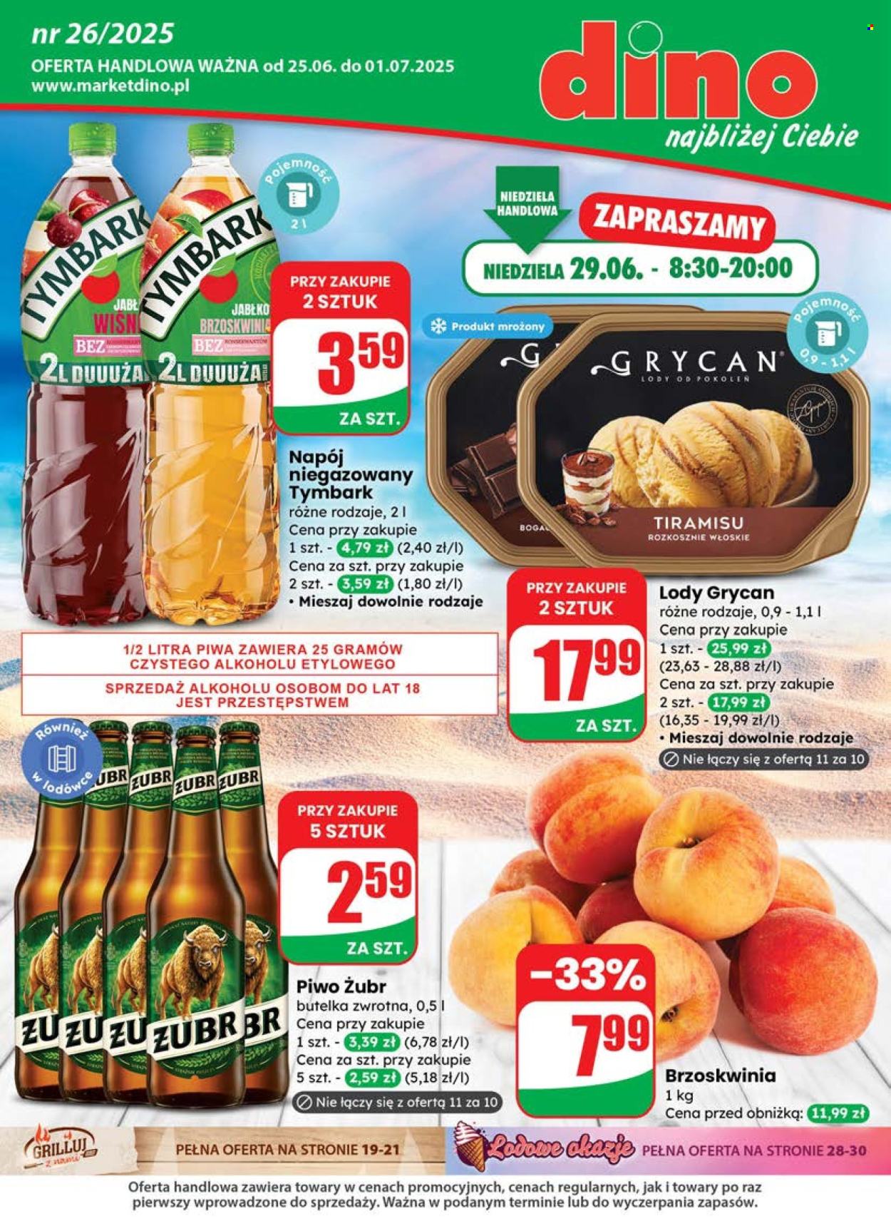 Gazetka Dino - 25.06.2025 - 1.07.2025. Strona 1