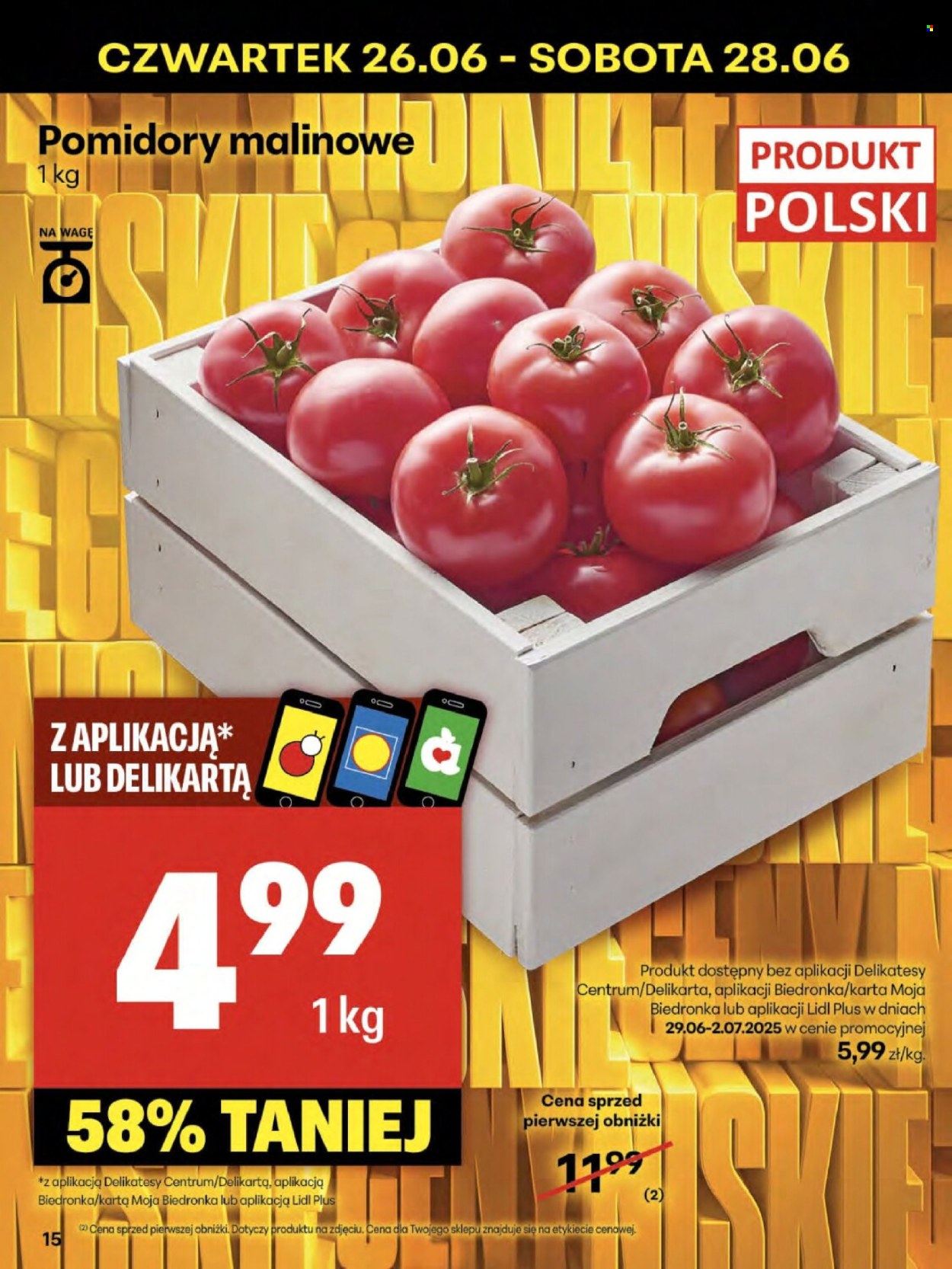 Gazetka Delikatesy Centrum - 26.06.2025 - 2.07.2025. Strona 15