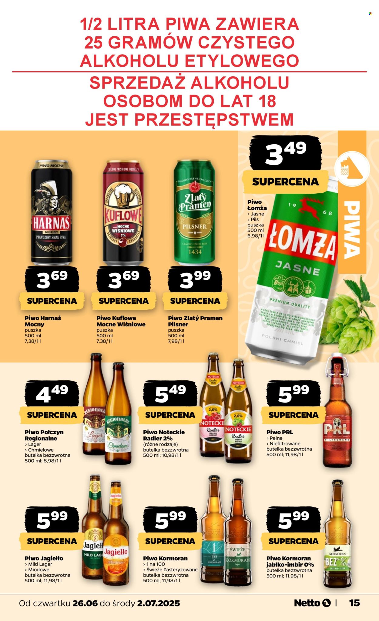 Gazetka Netto - 26.06.2025 - 2.07.2025. Strona 15