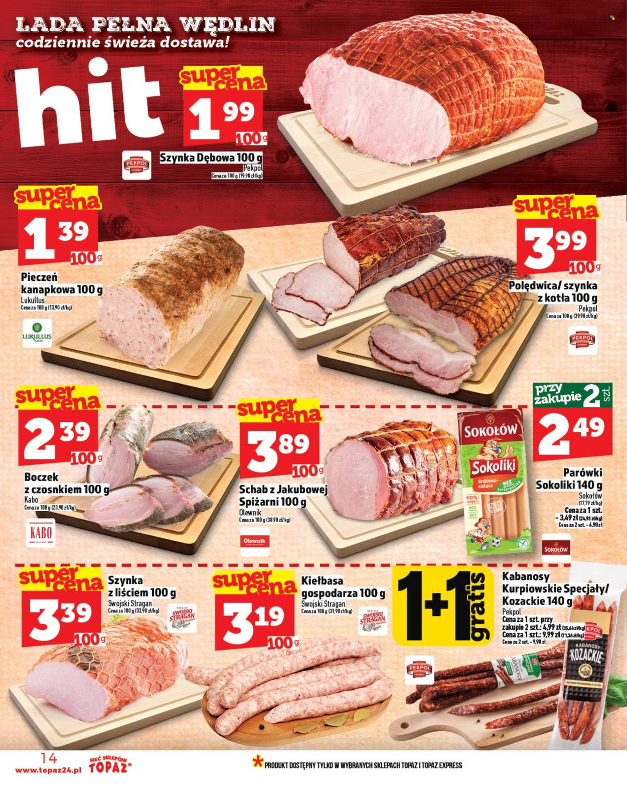 Gazetka Topaz - 26.06.2025 - 2.07.2025. Strona 14