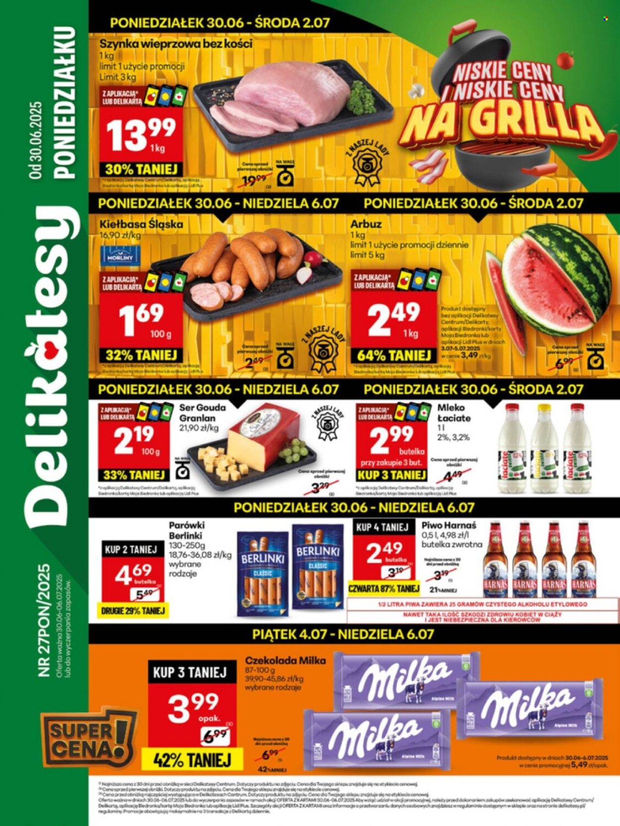 Gazetka Delikatesy Centrum - 30.06.2025 - 6.07.2025. Strona 1