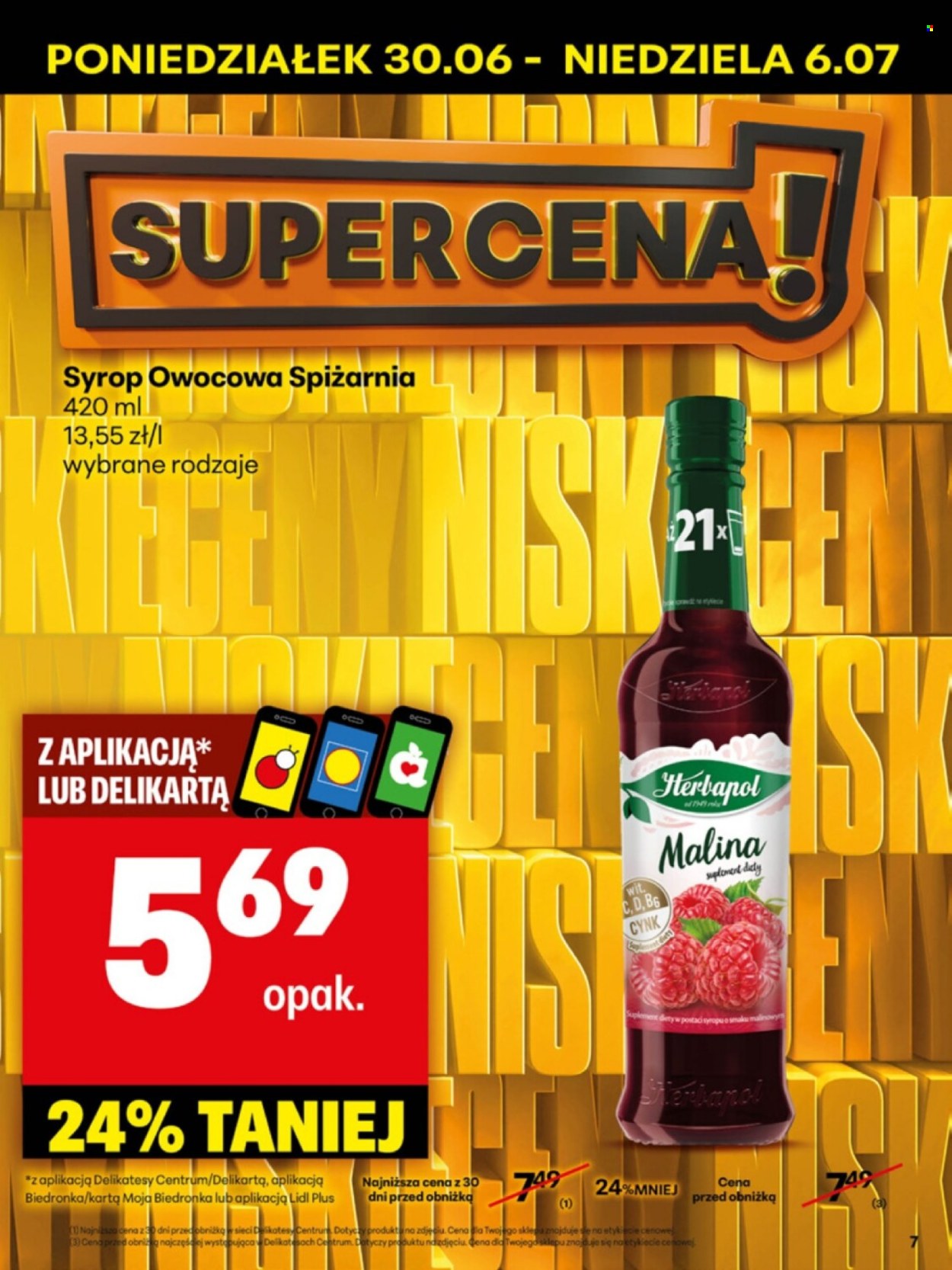 Gazetka Delikatesy Centrum - 30.06.2025 - 6.07.2025. Strona 7