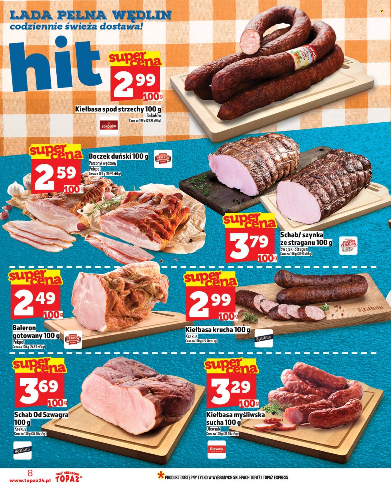 Gazetka Topaz - 3.07.2025 - 9.07.2025. Strona 8