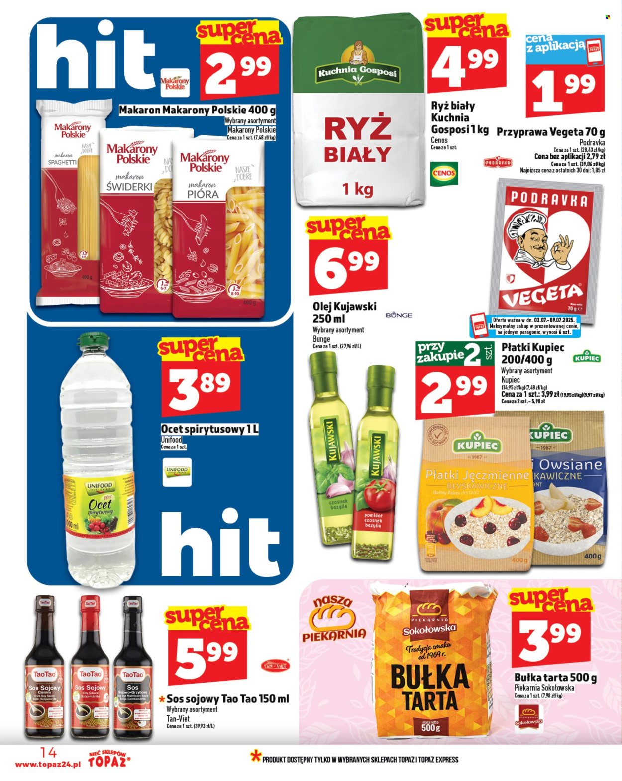 Gazetka Topaz - 3.07.2025 - 9.07.2025. Strona 14