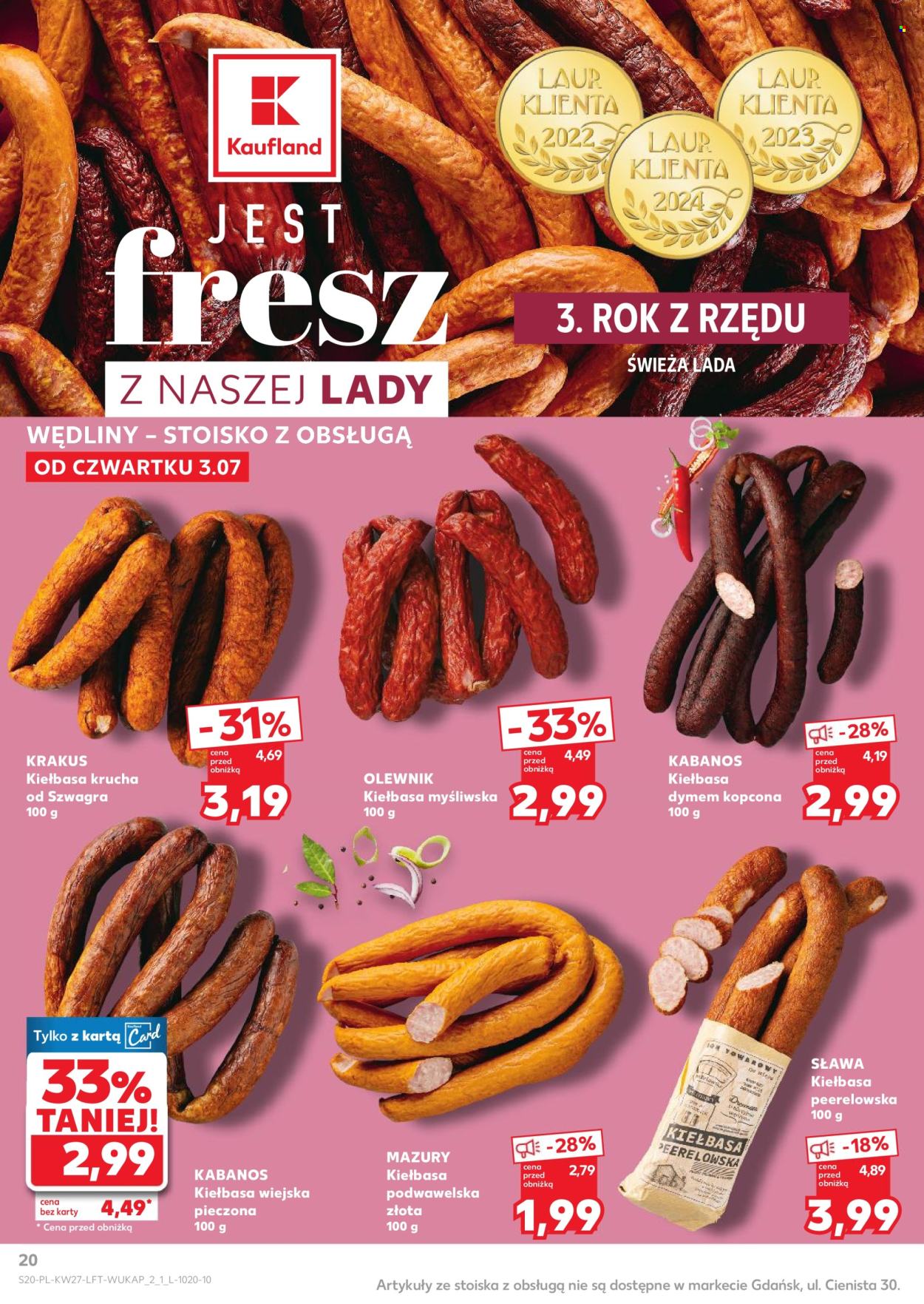 Gazetka Kaufland - 3.07.2025 - 9.07.2025. Strona 20