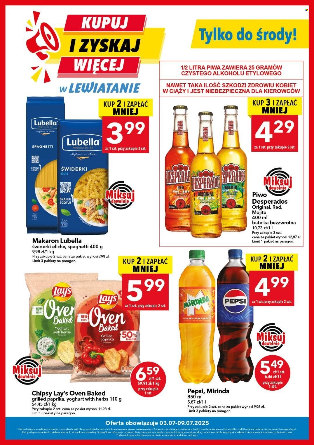 Gazetka Lewiatan - 3.07.2025 - 9.07.2025. Strona 1