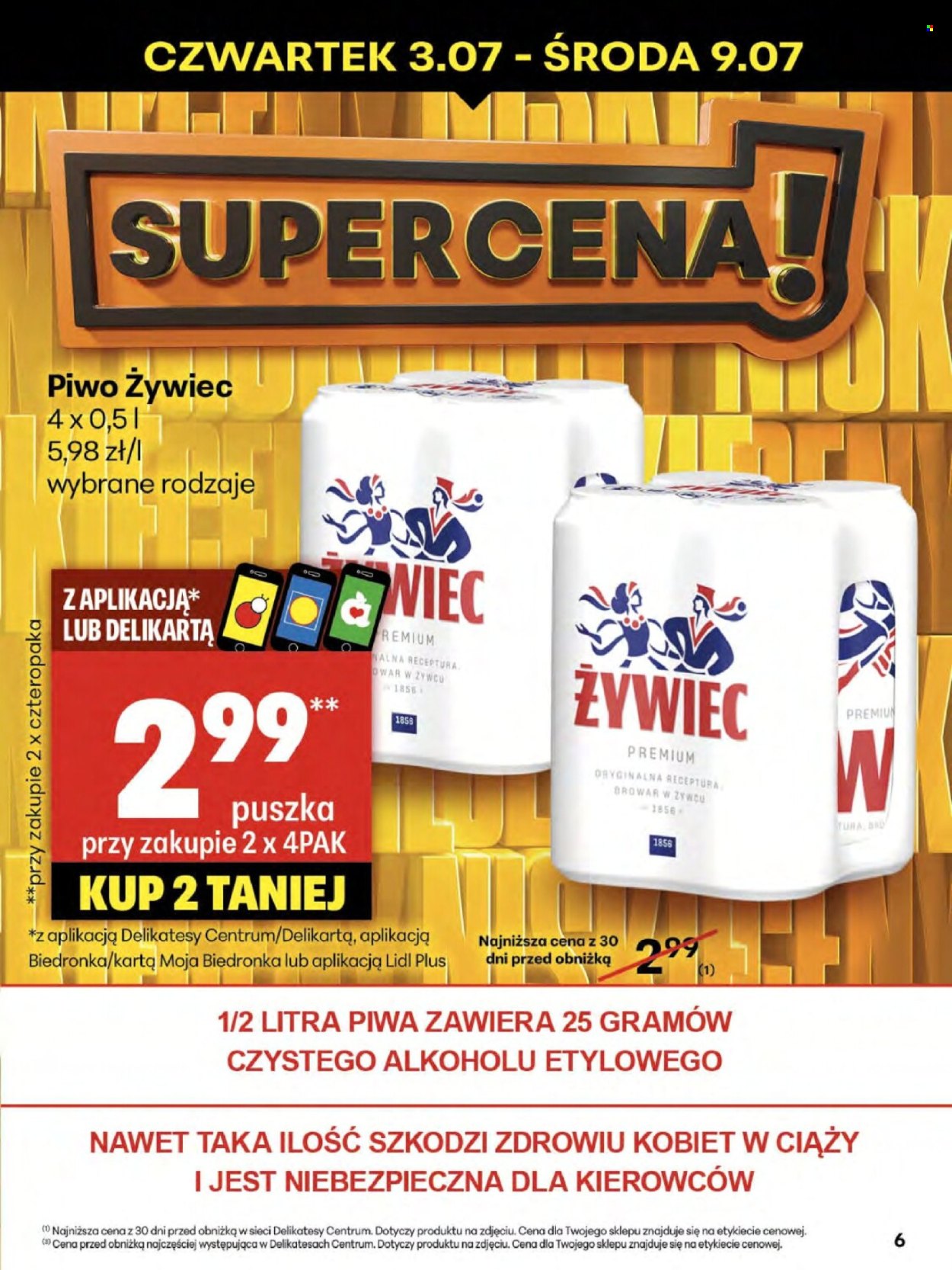 Gazetka Delikatesy Centrum - 3.07.2025 - 9.07.2025. Strona 6