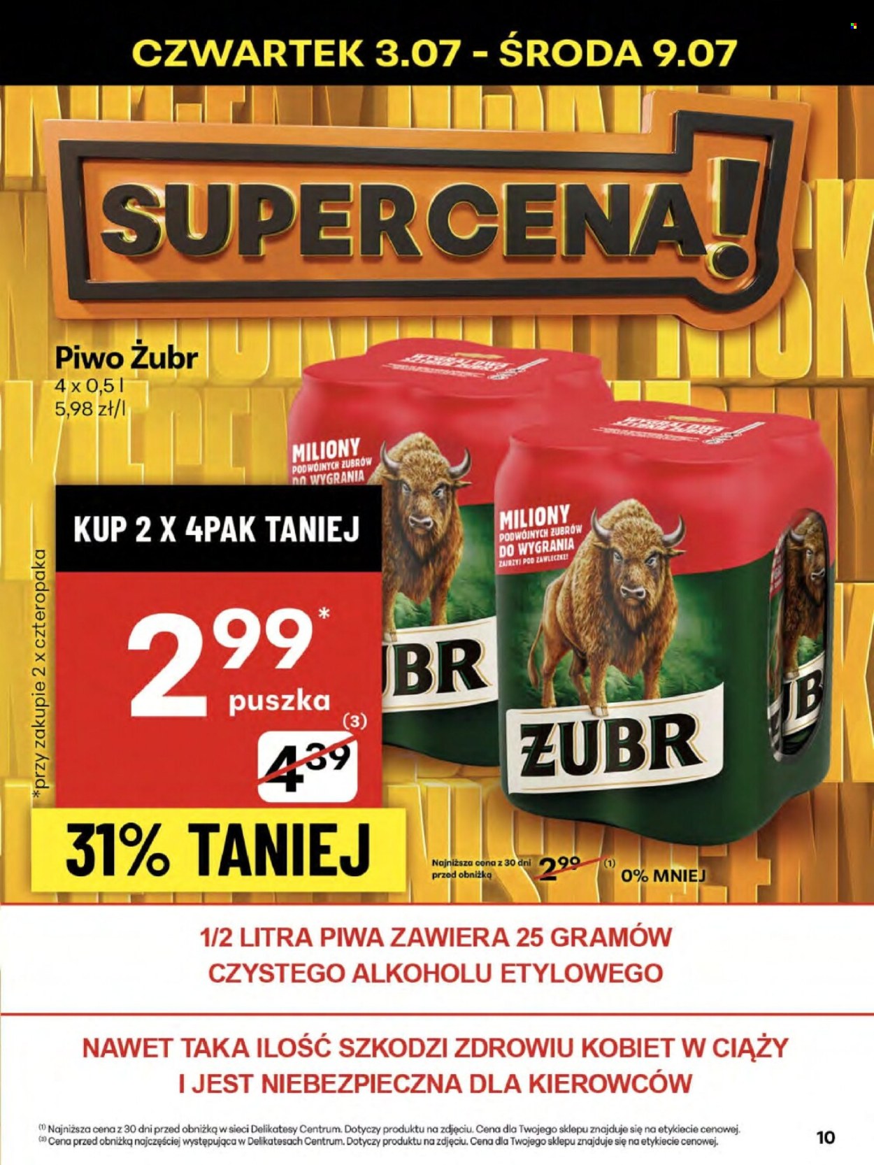 Gazetka Delikatesy Centrum - 3.07.2025 - 9.07.2025. Strona 10