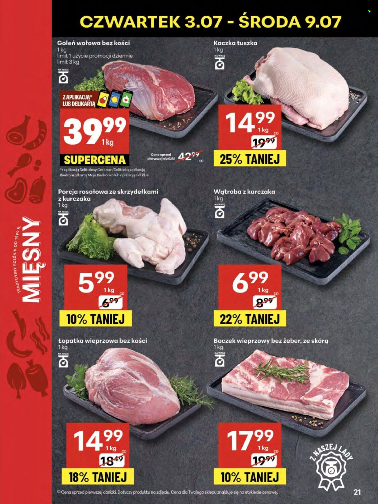Gazetka Delikatesy Centrum - 3.07.2025 - 9.07.2025. Strona 21