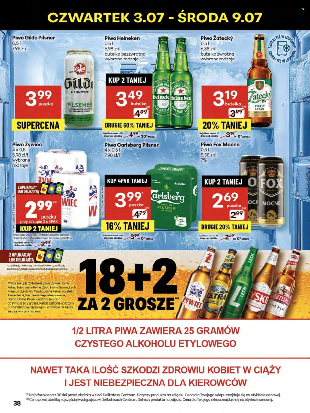 Gazetka Delikatesy Centrum - 3.07.2025 - 9.07.2025. Strona 38