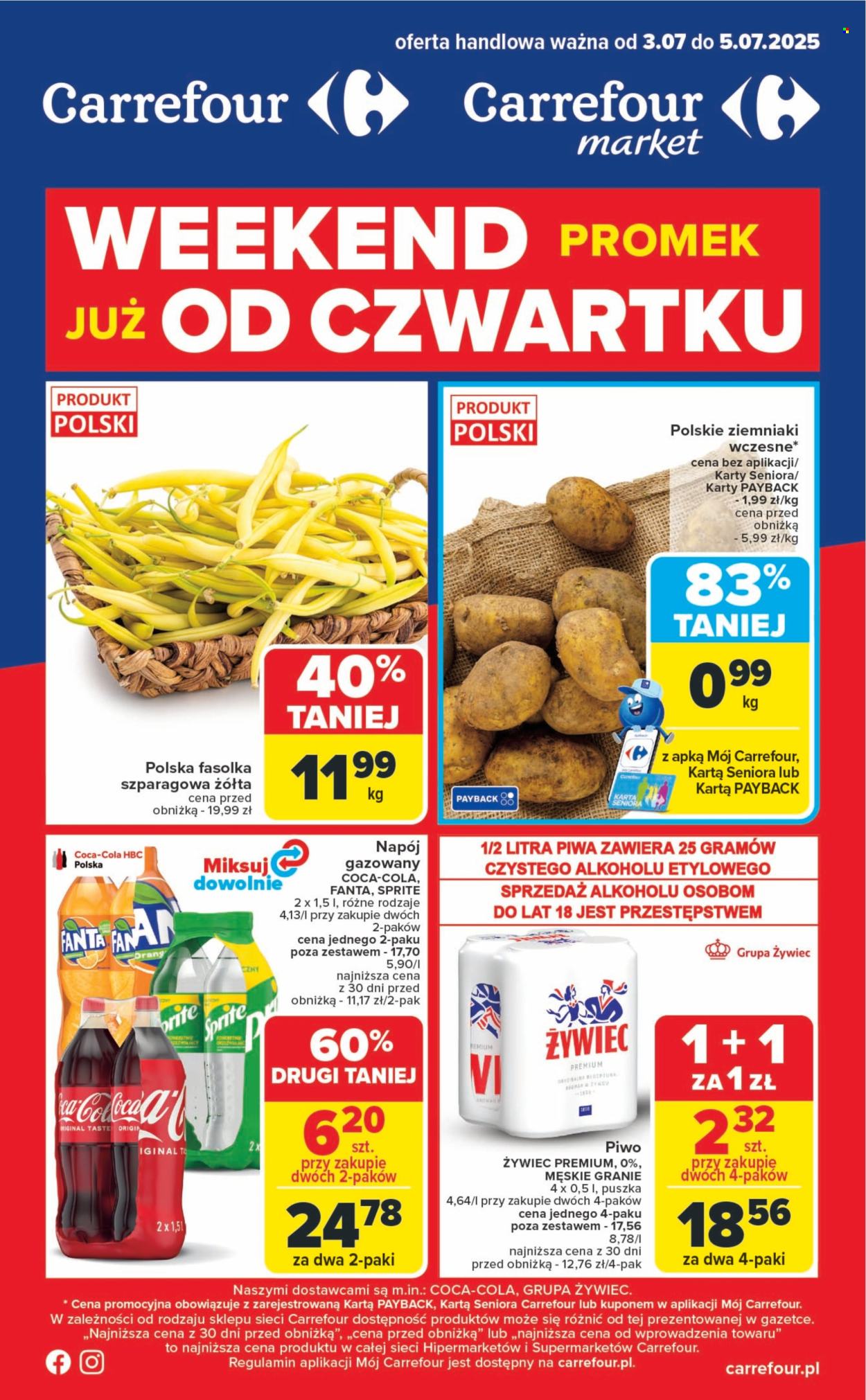Leták Carrefour Market - 3.7.2025 - 5.7.2025. Strana 1