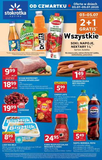 Gazetka Stokrotka Optima - 3.07.2025 - 9.07.2025.