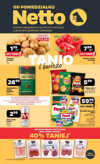 Gazetka Netto - 7.07.2025 - 12.07.2025.