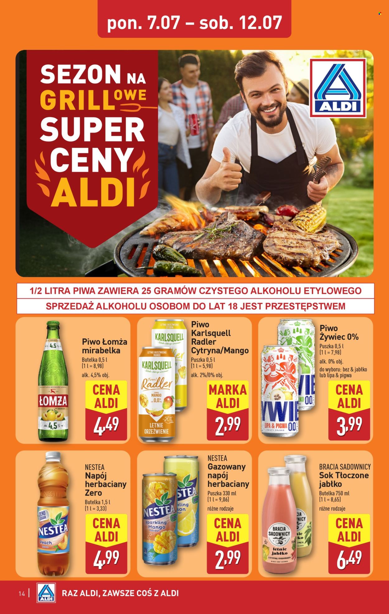 Gazetka ALDI - 7.07.2025 - 12.07.2025. Strona 14