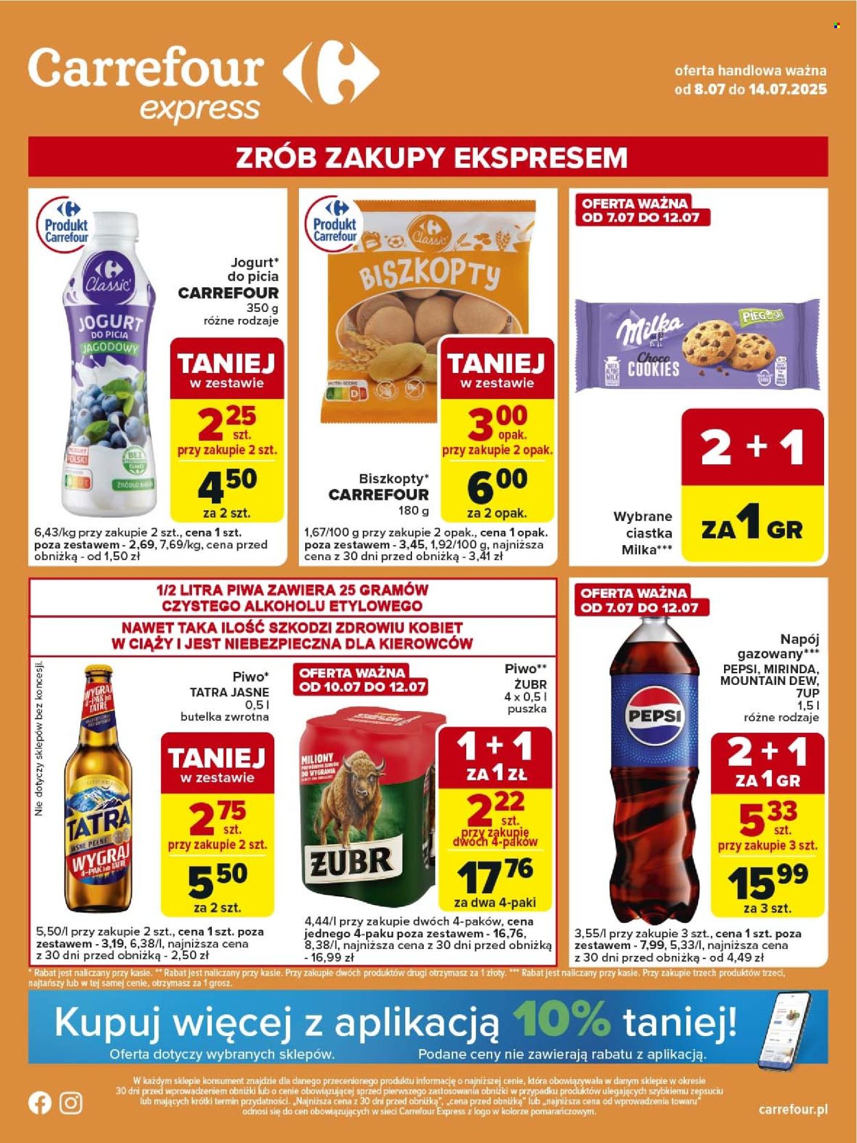Gazetka Carrefour Express - 8.07.2025 - 14.07.2025. Strona 1
