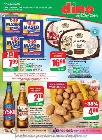 Gazetka Dino - 9.07.2025 - 15.07.2025.