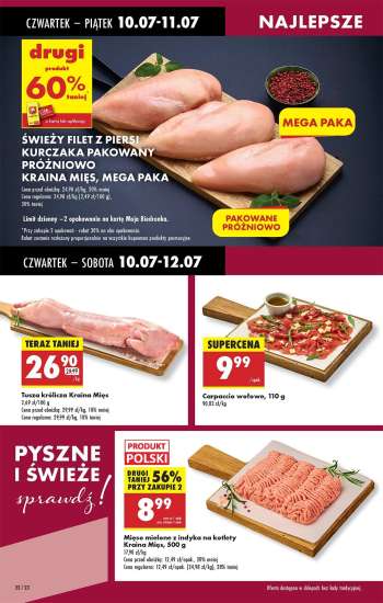 thumbnail - Mięso mielone z indyka na kotlety Kraina Mięs 500 g
