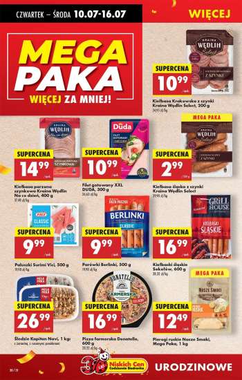 thumbnail - Pierogi ruskie Nasze Smaki Mega Paka 1 kg