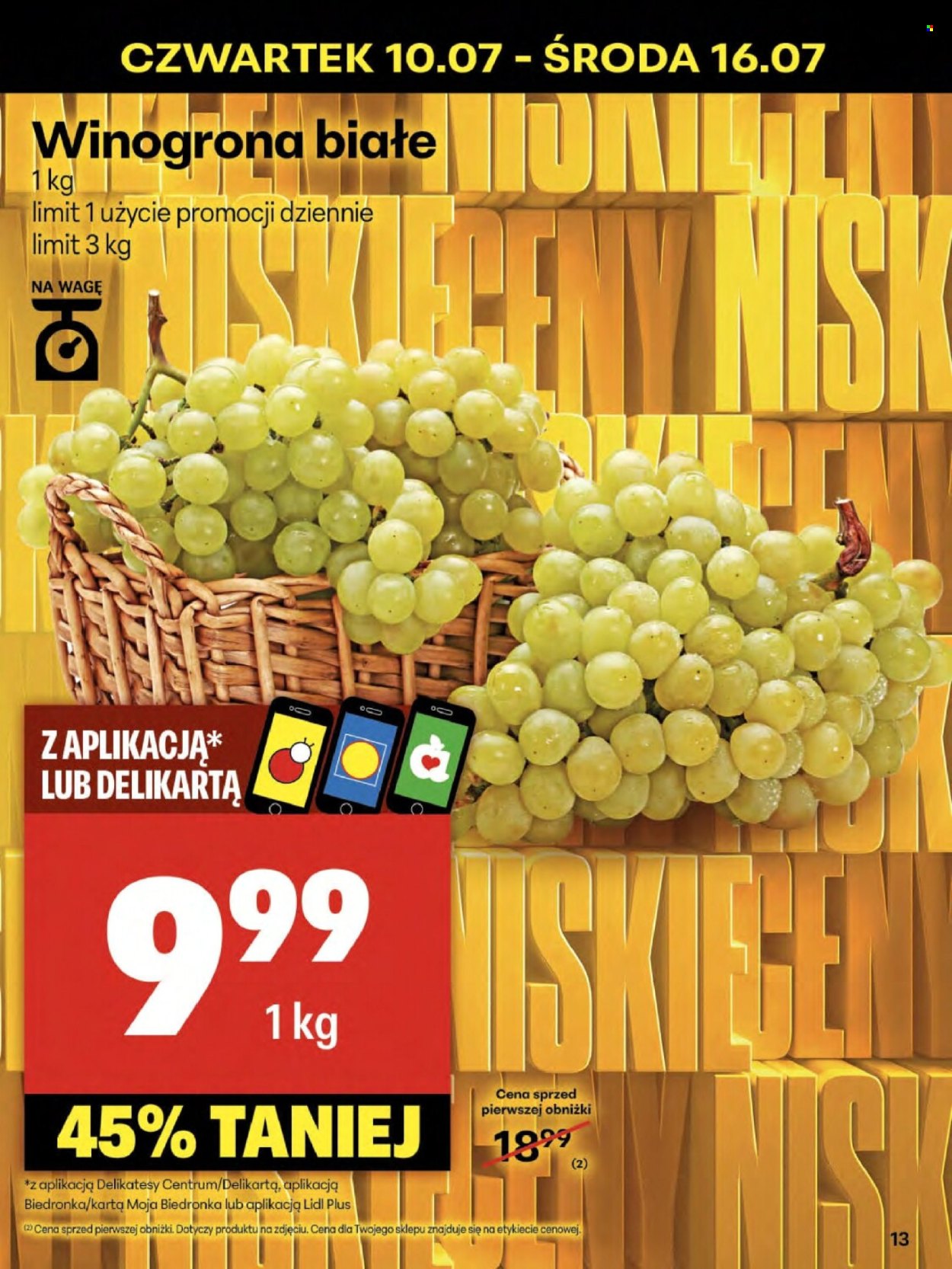 Gazetka Delikatesy Centrum - 10.07.2025 - 16.07.2025. Strona 13