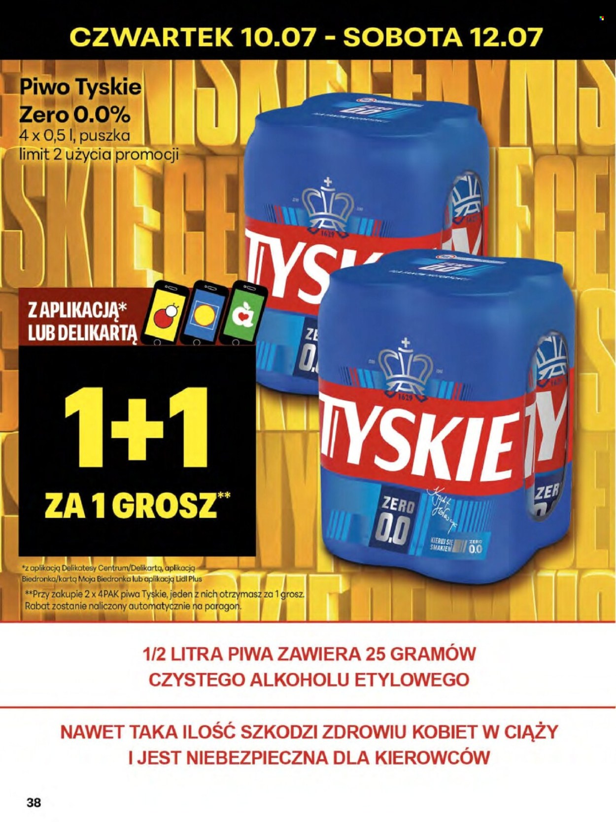 Gazetka Delikatesy Centrum - 10.07.2025 - 16.07.2025. Strona 38