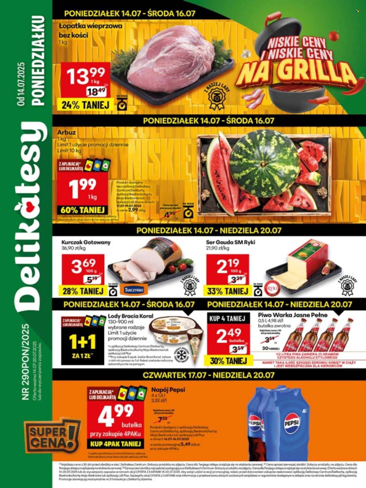 Gazetka Delikatesy Centrum - 14.07.2025 - 20.07.2025. Strona 1